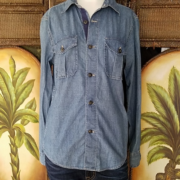 American Eagle Denim shirt - Picture 4 of 7